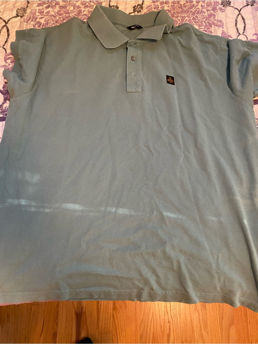 RefrigiWear Men's Polo in Light Sage Green